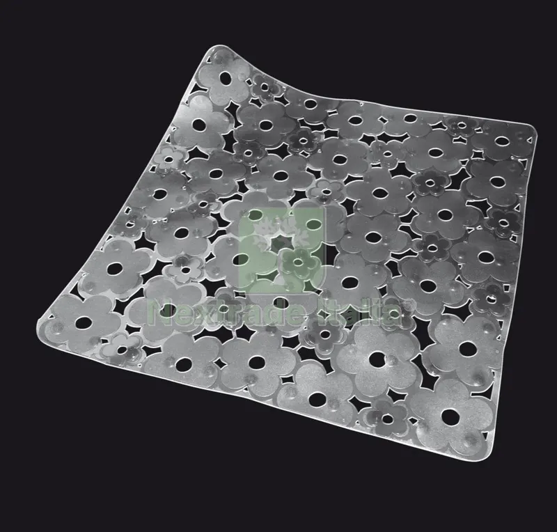 6PZ TAPPETO DOCCIA CM.52X52 MARGHERITA CRYSTAL — Casalinghi e organizzazione — rif. FERX.19027 6PZ TAPPETO DOCCIA CM.52X52 MARGHERITA CRYSTAL — Casalinghi e organizzazione — rif. FERX.19027