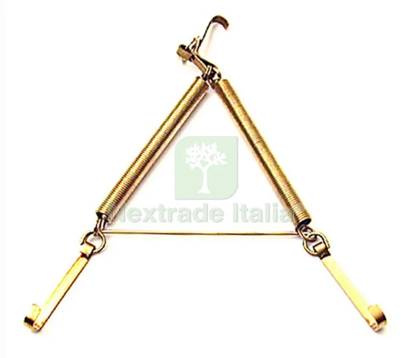 10PZ APPENDIPIATTI A MOLLA OTTONATI N. 4 32X46 — Casalinghi e organizzazione — rif. FERX.19107
