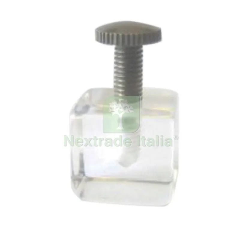 20PZ REGGIPIANO PLEXIGLASS A CUBO CON VITE M/M 20X20 — Ferramenta per legno e mobili — rif. FERX.19170 20PZ REGGIPIANO PLEXIGLASS A CUBO CON VITE M/M 20X20 — Ferramenta per legno e mobili — rif. FERX.19170