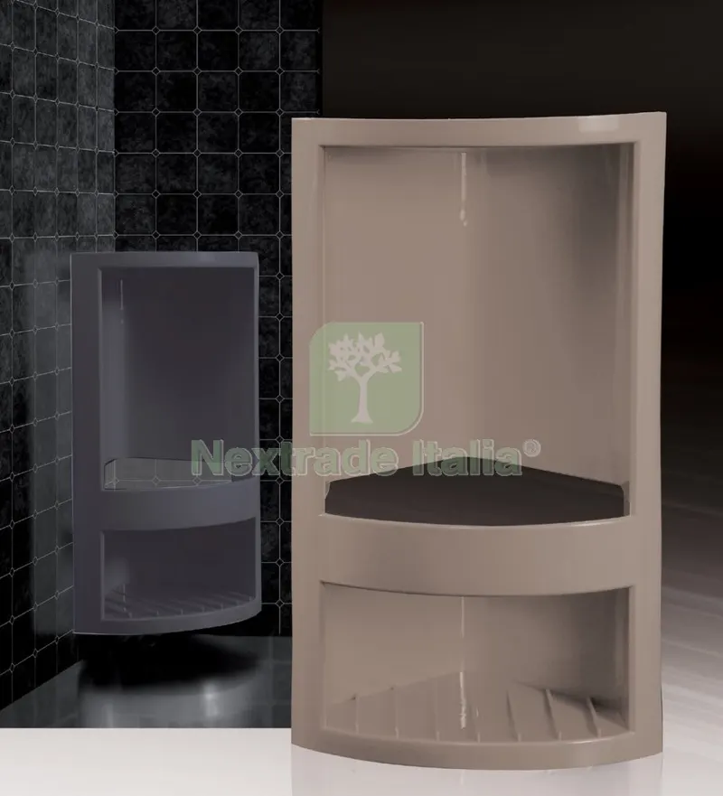12PZ ANGOLIERA DOCCIA COLORI ASSORTITI — Accessori bagno — rif. FERX.19243 12PZ ANGOLIERA DOCCIA COLORI ASSORTITI — Accessori bagno — rif. FERX.19243
