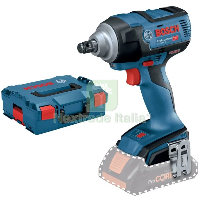 Bosch-B 18V Avvitatore Senza Batteria GDS18V-300 — Trapani e avvitatori — rif. FERX.1940 Bosch-B 18V Avvitatore Senza Batteria GDS18V-300 — Trapani e avvitatori — rif. FERX.1940