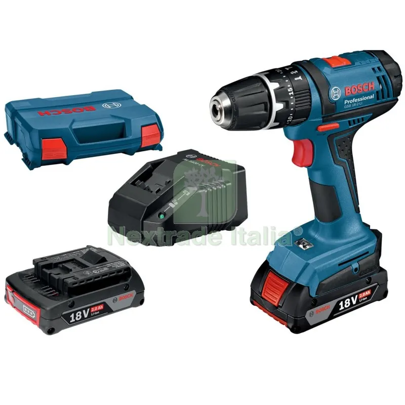 Bosch-B 18VP Trapano 2 Batterie 2,0Ah GSB18-2-LI — Trapani e avvitatori — rif. FERX.1955 Bosch-B 18VP Trapano 2 Batterie 2,0Ah GSB18-2-LI — Trapani e avvitatori — rif. FERX.1955