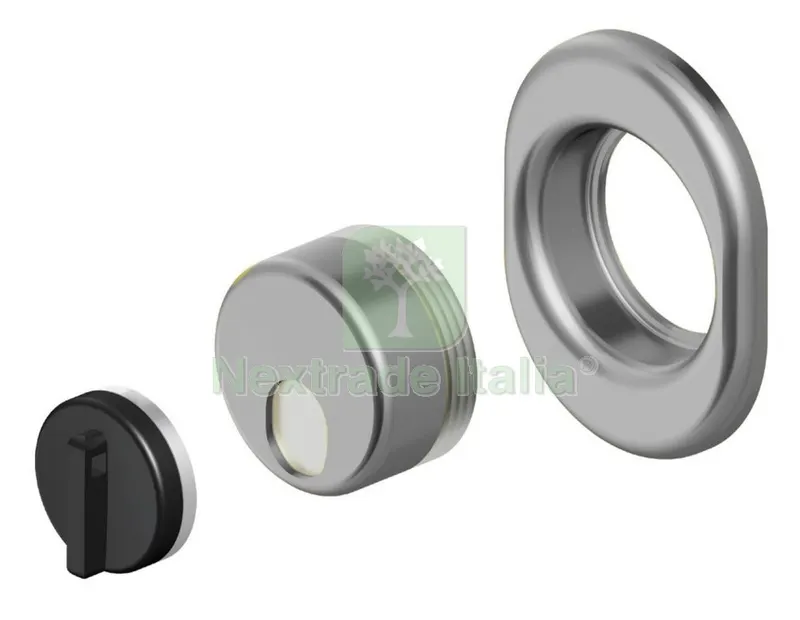 PROTECTOR MONOLITO MAGNETICO MRM29 MM.11 CROMO SATINATO — Ferramenta porte e finestre — rif. FERX.1959