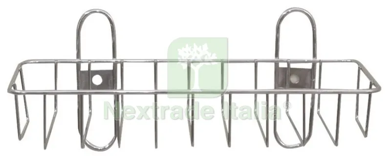 12PZ Mensola Grigliata per Vasca Cromo DFW0225A — Arredo — rif. FERX.19617 12PZ Mensola Grigliata per Vasca Cromo DFW0225A — Arredo — rif. FERX.19617