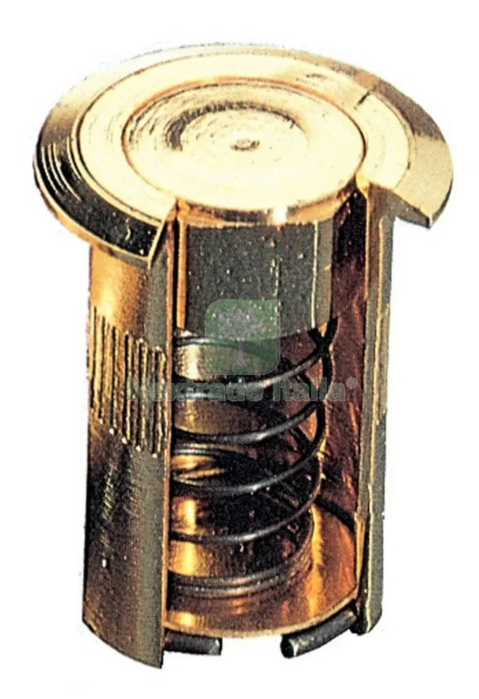 20PZ POZZETTI OTTONE A MOLLA MM.22 — Ferramenta porte e finestre — rif. FERX.19661 20PZ POZZETTI OTTONE A MOLLA MM.22 — Ferramenta porte e finestre — rif. FERX.19661