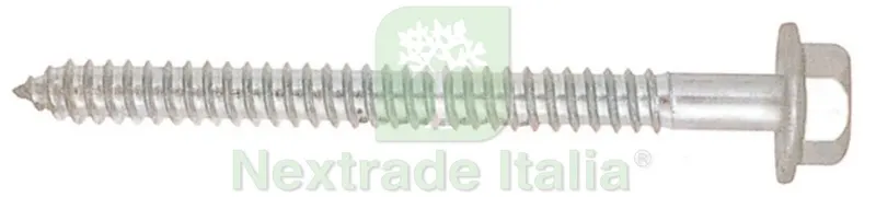 200PZ TIRAFONDI X METALLO TESTA ESAGONALE 6X20 ART. 190 — Viti — rif. FERX.19827