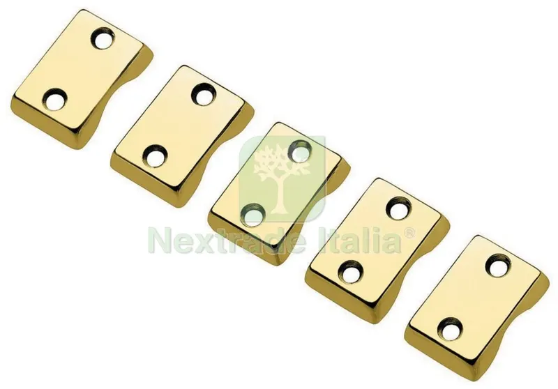 4CF SERIE 5 PASSANTI PER CREMONESI OTTONE LUCIDO — Ferramenta porte e finestre — rif. FERX.19836 4CF SERIE 5 PASSANTI PER CREMONESI OTTONE LUCIDO — Ferramenta porte e finestre — rif. FERX.19836