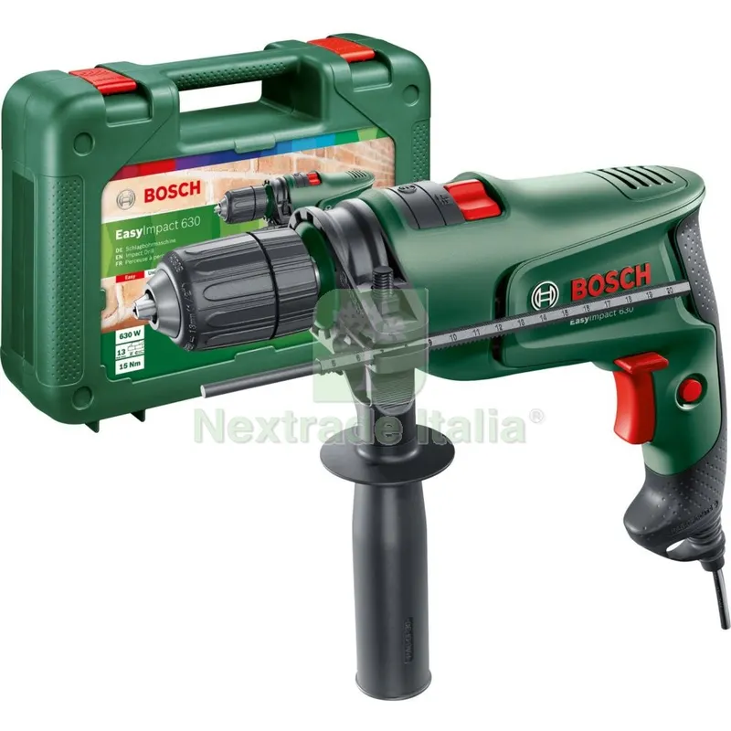 Bosch-V Trapano 630W MM.13 Easy Impact 630 Kit — Trapani e avvitatori — rif. FERX.1994 Bosch-V Trapano 630W MM.13 Easy Impact 630 Kit — Trapani e avvitatori — rif. FERX.1994