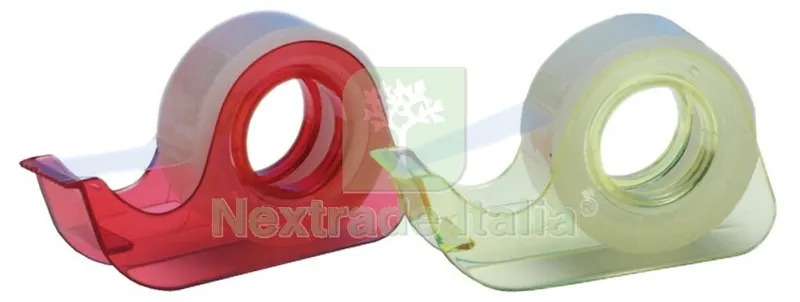 120PZ NASTRO TRASPARENTE PPL 15X10 CON CHIOCCIOLA — Misurazione e taglio manuale — rif. FERX.20012