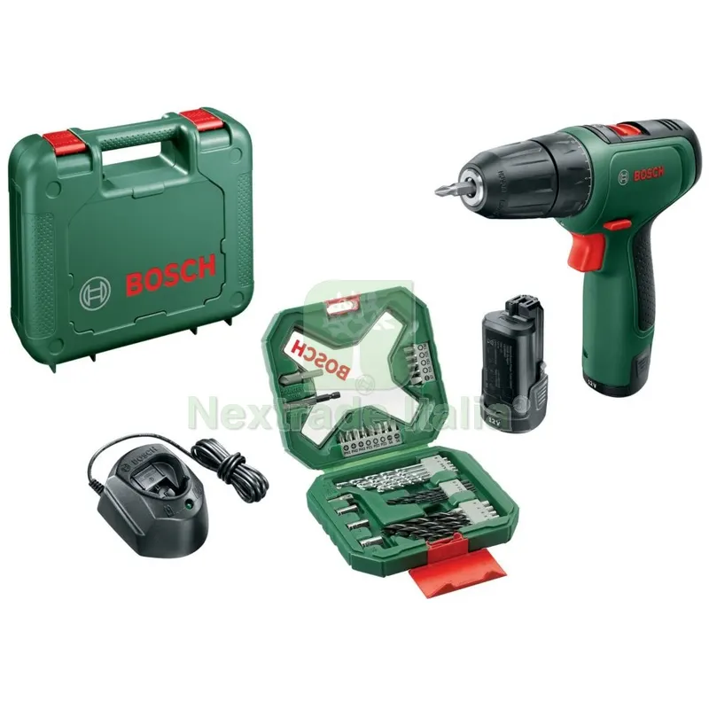 BOSCH-V 12V TRAPANO +2 BATTERIE 1,5Ah EASYDRILL1200 KIT — Trapani e avvitatori — rif. FERX.2002 BOSCH-V 12V TRAPANO +2 BATTERIE 1,5Ah EASYDRILL1200 KIT — Trapani e avvitatori — rif. FERX.2002