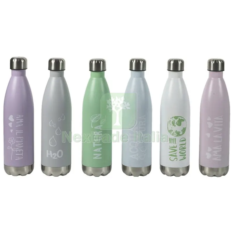 8PZ Borraccia Termica 24H 750ML.ACCIAIO Inox Colori Assortiti — Borracce e bottiglie — rif. FERX.20075 8PZ Borraccia Termica 24H 750ML.ACCIAIO Inox Colori Assortiti — Borracce e bottiglie — rif. FERX.20075