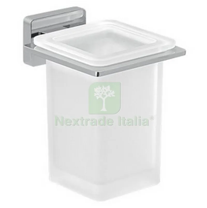 Gedy Articolo 4410 Atena Portaspazzolini Bianco Satinato — Accessori bagno — rif. FERX.200777