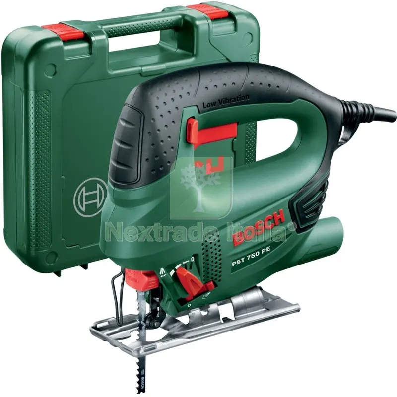 BOSCH-V SEGHETTO ALTERNATIVO 530W PST 750 PE KIT — Smerigliatrici e seghe — rif. FERX.2009 BOSCH-V SEGHETTO ALTERNATIVO 530W PST 750 PE KIT — Smerigliatrici e seghe — rif. FERX.2009