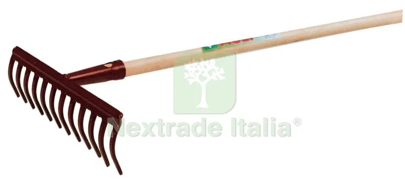 5PZ RASTRELLO A 12 DENTI CON MANICO LUSSO — Attrezzi da giardino — rif. FERX.20230 5PZ RASTRELLO A 12 DENTI CON MANICO LUSSO — Attrezzi da giardino — rif. FERX.20230