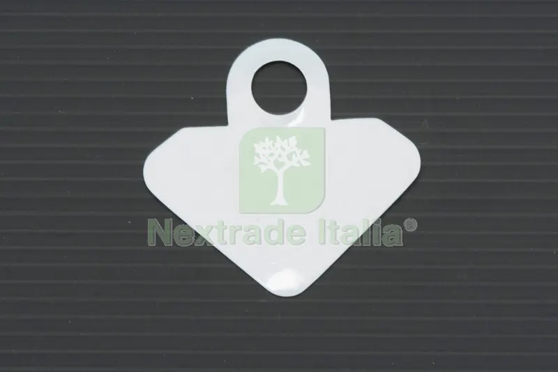 20CF Attaccaglie Autoadesiva in Plastica Confezione PZ.12 Piccole — Ferramenta per legno e mobili — rif. FERX.20260
