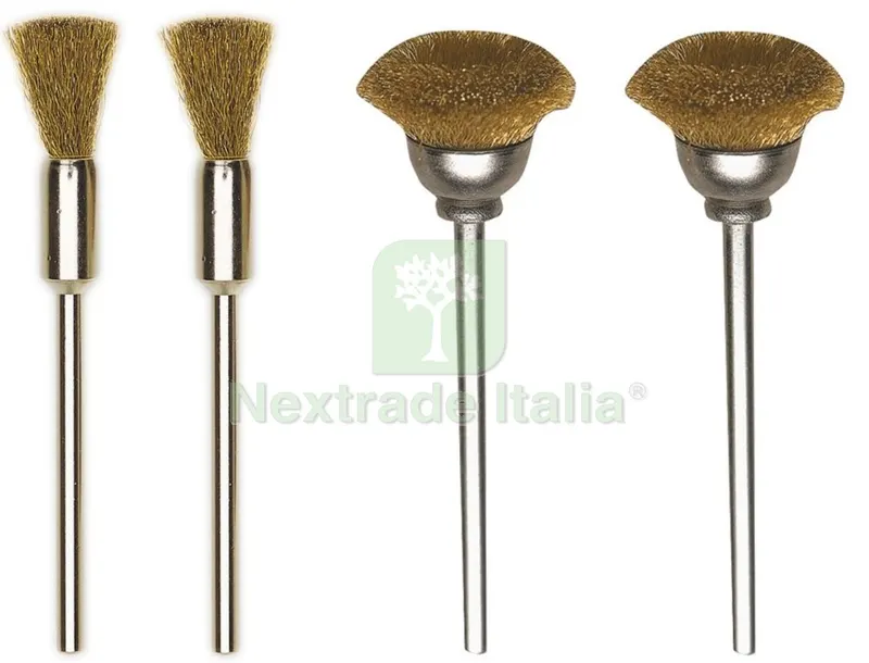 PROXXON 28961 "FIGURA 22" SPAZZOLE OTTONE MM.8 — Raccordi in ghisa e figure — rif. FERX.20304