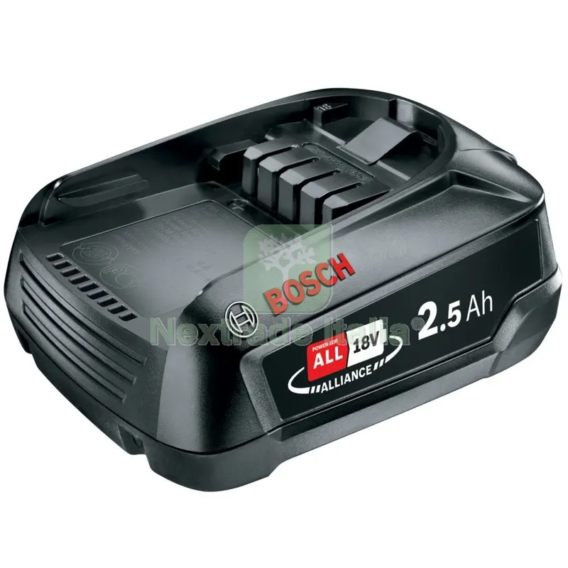 BOSCH-V BATTERIA LITIO 18V-2,5Ah — Batterie e caricabatterie — rif. FERX.2037 BOSCH-V BATTERIA LITIO 18V-2,5Ah — Batterie e caricabatterie — rif. FERX.2037
