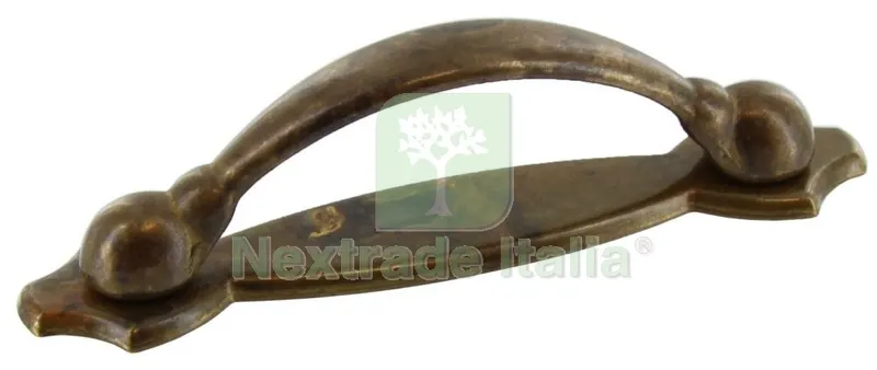25PZ Maniglia Antichizzata ART.18900 MM. 64 Ottone Antico — Maniglie e pomelli — rif. FERX.20434