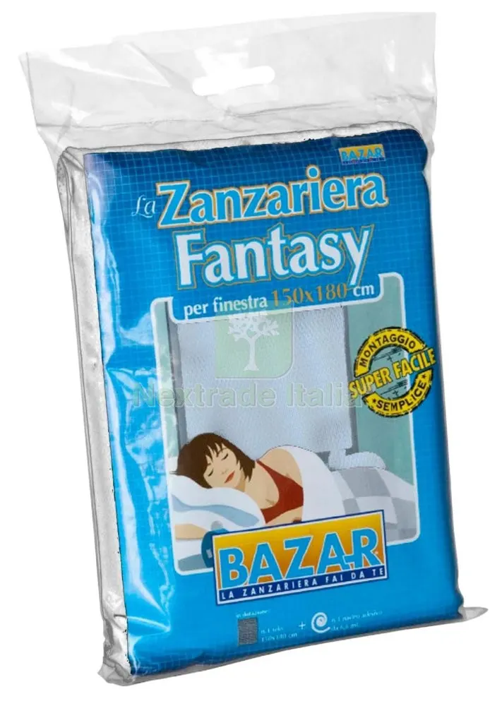 10PZ Zanzariera Poliestere Finestra 150X180 Bianco — Tende e zanzariere — rif. FERX.20479