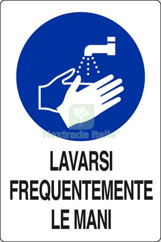 10PZ TARGA 20X30 LAVARSI FREQUENTEMENTE LE MANI — Accessori e ricambi utensili elettrici — rif. FERX.20588 10PZ TARGA 20X30 LAVARSI FREQUENTEMENTE LE MANI — Accessori e ricambi utensili elettrici — rif. FERX.20588
