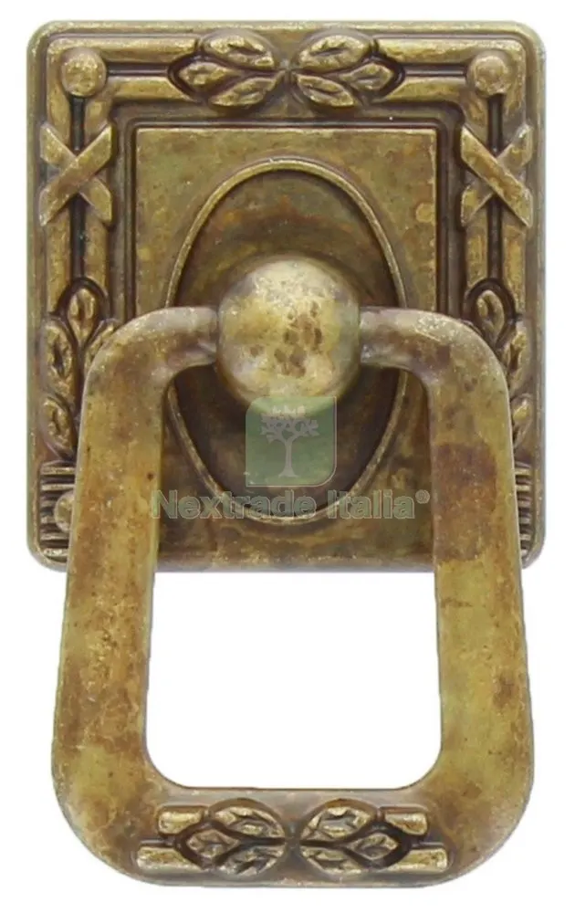25PZ Maniglia Antichizzata ART.12060 MM.33X55 Ottone Antico — Maniglie e pomelli — rif. FERX.20636 25PZ Maniglia Antichizzata ART.12060 MM.33X55 Ottone Antico — Maniglie e pomelli — rif. FERX.20636