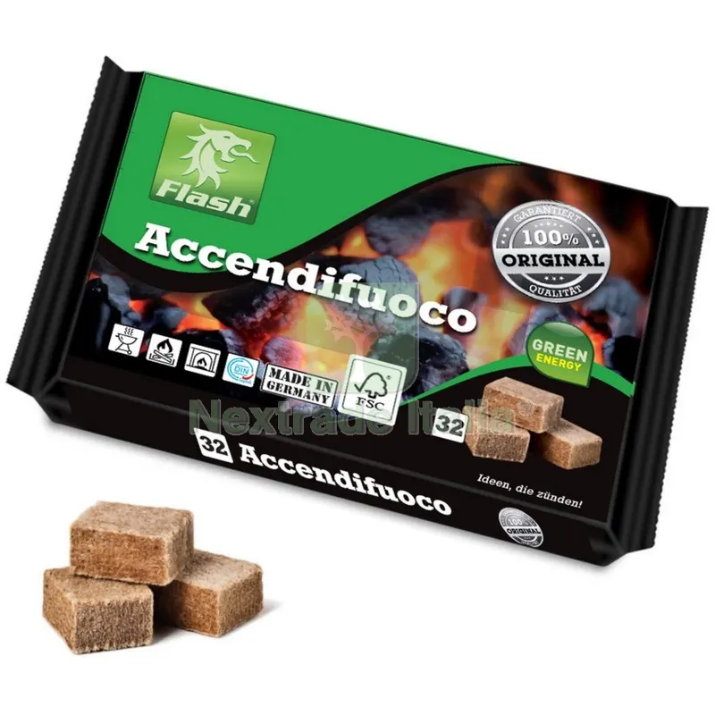 24PZ Accendifuoco Ecologico Flash 32 Cubetti — Tempo libero outdoor — rif. FERX.2077 24PZ Accendifuoco Ecologico Flash 32 Cubetti — Tempo libero outdoor — rif. FERX.2077