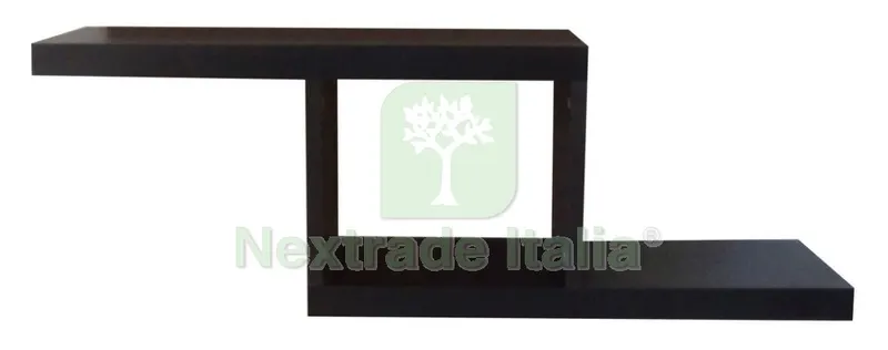 Mensola Doppia con Vano CM 90X30,6X18 Nera — Arredo — rif. FERX.20858 Mensola Doppia con Vano CM 90X30,6X18 Nera — Arredo — rif. FERX.20858