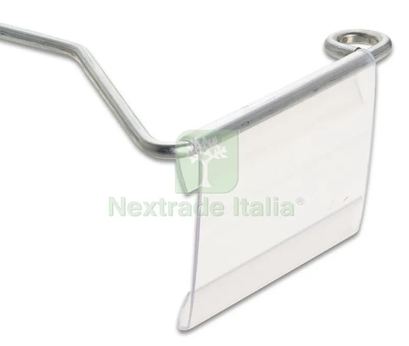 50PZ PORTAPREZZO PVC X GANCIO ASSORTIMENTO FIGURA 23 — Raccordi in ghisa e figure — rif. FERX.20885