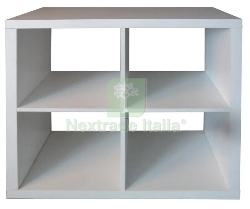 Libreria Cubo 2+2 CM 77,5X39X77,5H Bianca — Arredo — rif. FERX.20918 Libreria Cubo 2+2 CM 77,5X39X77,5H Bianca — Arredo — rif. FERX.20918