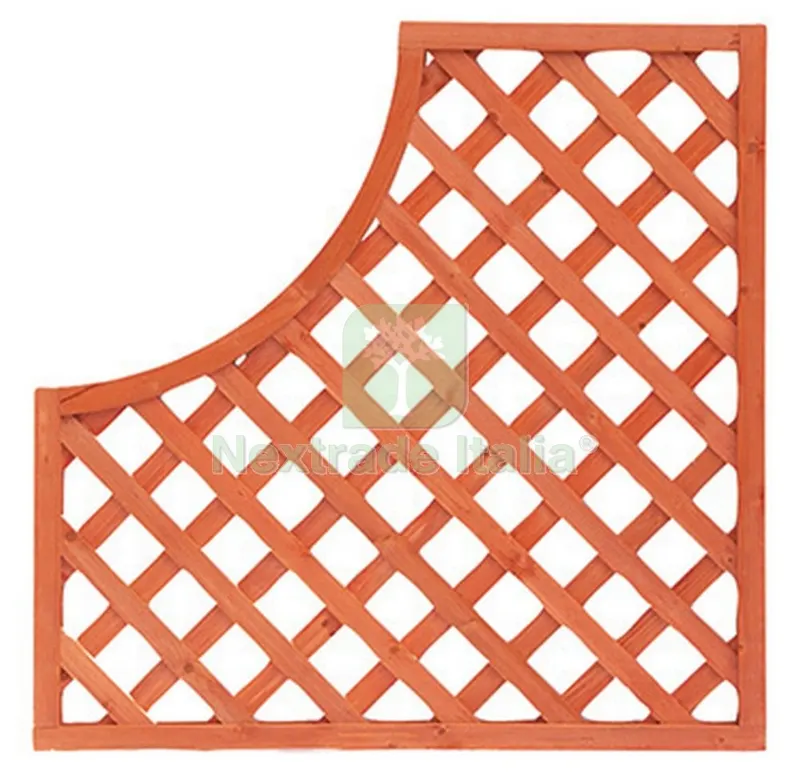 4PZ Pannello Grigliato Legno con Arco CM90X90 MOD.3 — Griglie e grigliati — rif. FERX.210