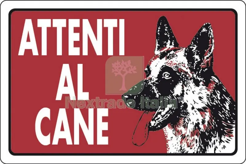10PZ TARGA SEGNALETICA ATTENTI AL CANE — Utensili e segnaletica — rif. FERX.2116 10PZ TARGA SEGNALETICA ATTENTI AL CANE — Utensili e segnaletica — rif. FERX.2116