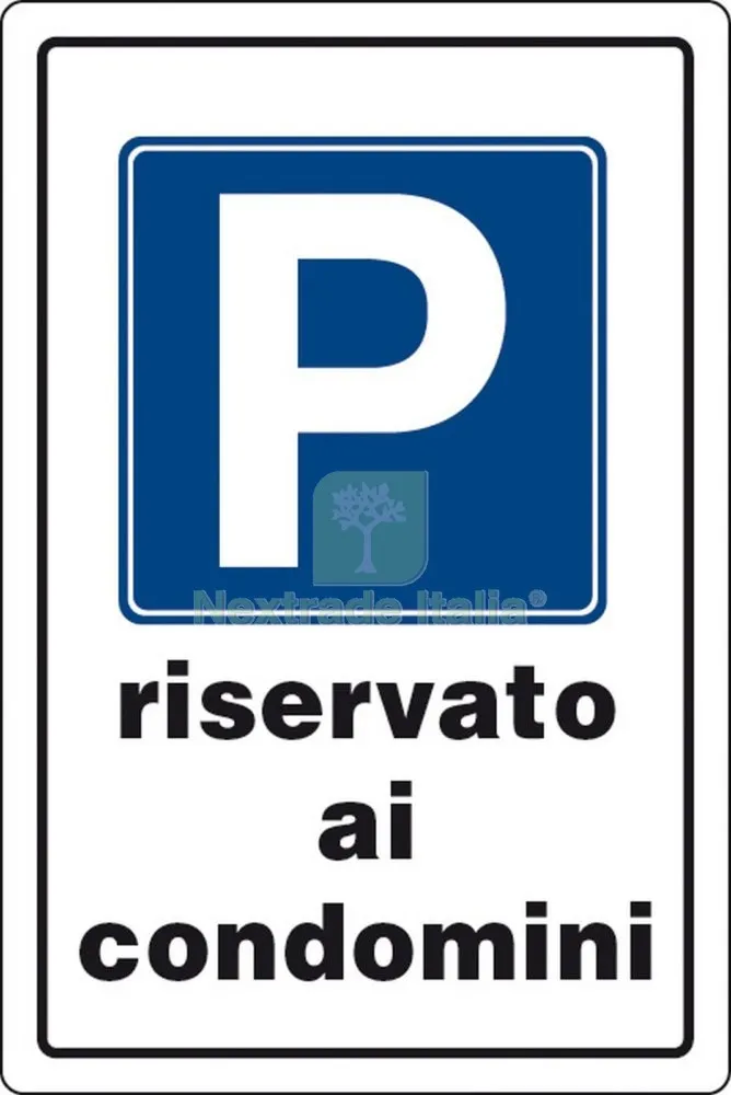 10PZ TARGA SEGNALETICA PARCHEGGIO RISERVATO CONDOMINI — Utensili e segnaletica — rif. FERX.2120 10PZ TARGA SEGNALETICA PARCHEGGIO RISERVATO CONDOMINI — Utensili e segnaletica — rif. FERX.2120