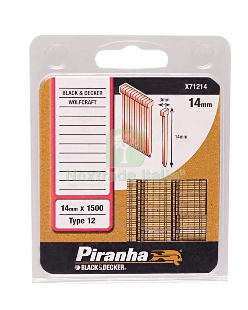 Piranha X71214 Confezione Chiodi 14 MM. — Chiodi e graffe — rif. FERX.21304