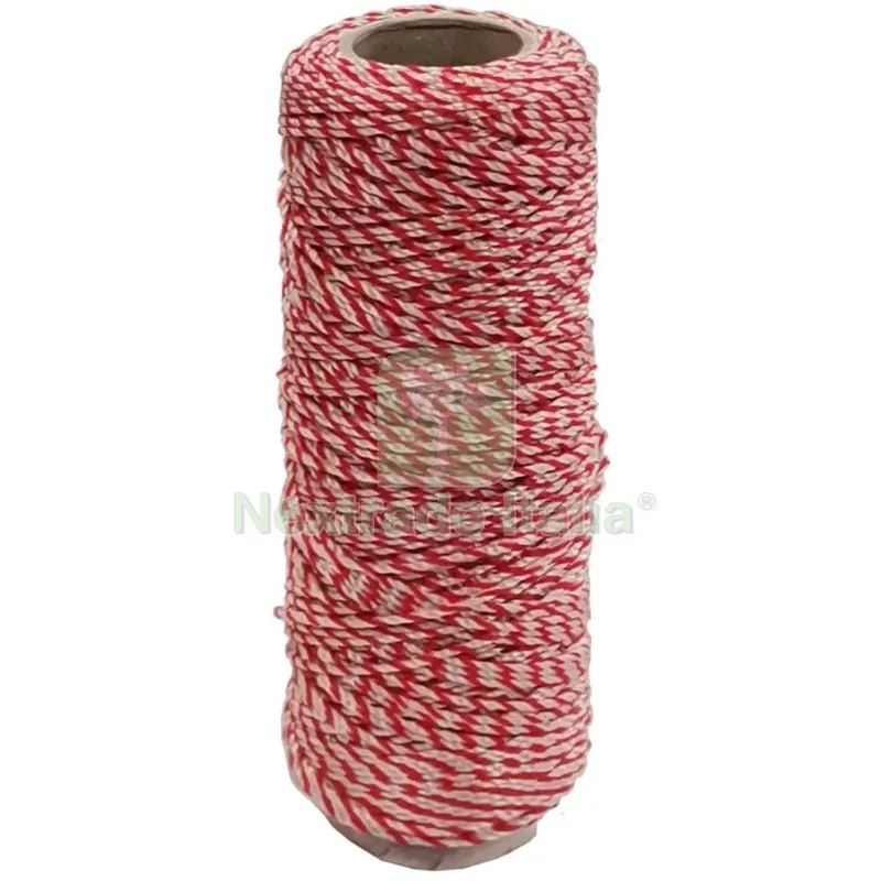 5PZ Lenza x Muratori in PP Bianco/Rosso MT.100 — Utensili muratura — rif. FERX.2142 5PZ Lenza x Muratori in PP Bianco/Rosso MT.100 — Utensili muratura — rif. FERX.2142