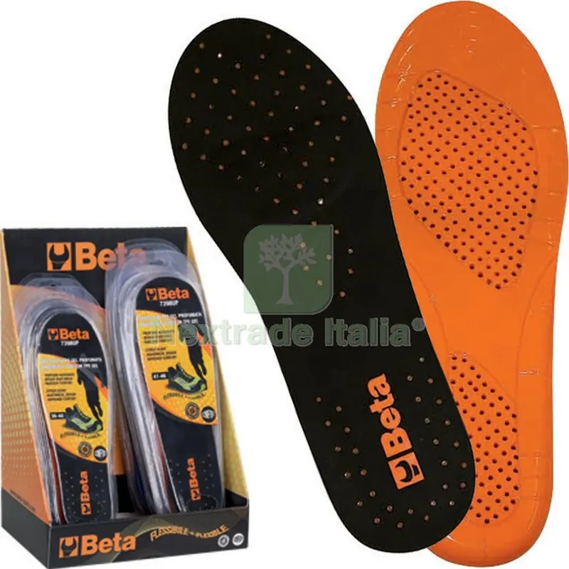 10PZ Solette in TPE GEL Profumato 7398UP Beta Numero 36/40 41/46 — Calzature antinfortunistiche — rif. FERX.2158 10PZ Solette in TPE GEL Profumato 7398UP Beta Numero 36/40 41/46 — Calzature antinfortunistiche — rif. FERX.2158