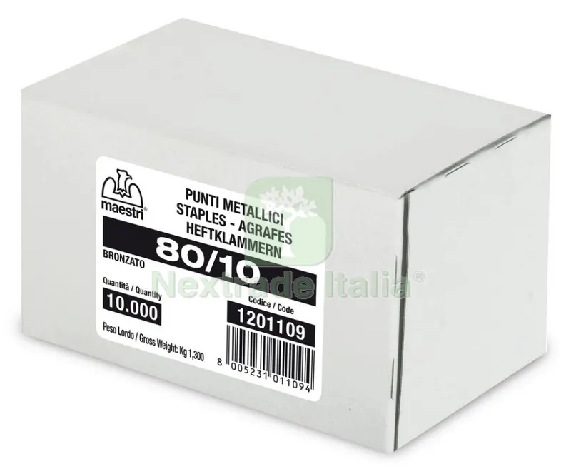 Maestri Punti ART. 80/10 (PZ.10.000) Bronzati — Set di attrezzi — rif. FERX.21701 Maestri Punti ART. 80/10 (PZ.10.000) Bronzati — Set di attrezzi — rif. FERX.21701