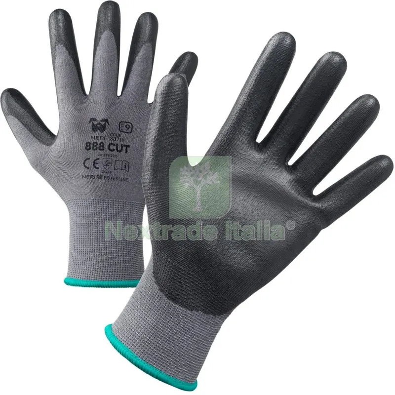 12PAIA GUANTI HOB ANTITAGLIO FILO/PU GRIGIO TG.8 — Guanti da lavoro — rif. FERX.2174