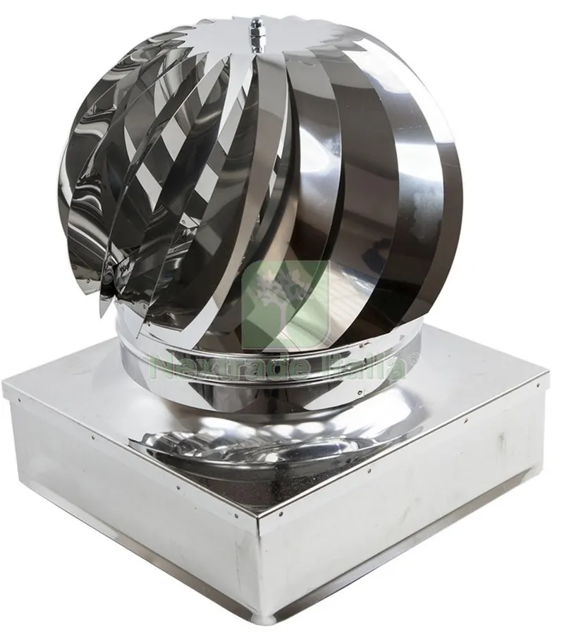 FUMAIOLO TURBO INOX "AISI 304" CM.40X40 — Tubi e raccordi — rif. FERX.21763