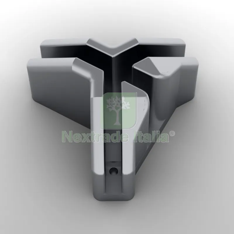 10PZ Plexi 2020 Giunzione a Y ART. 6000NS-Y — Ferramenta per legno e mobili — rif. FERX.2192