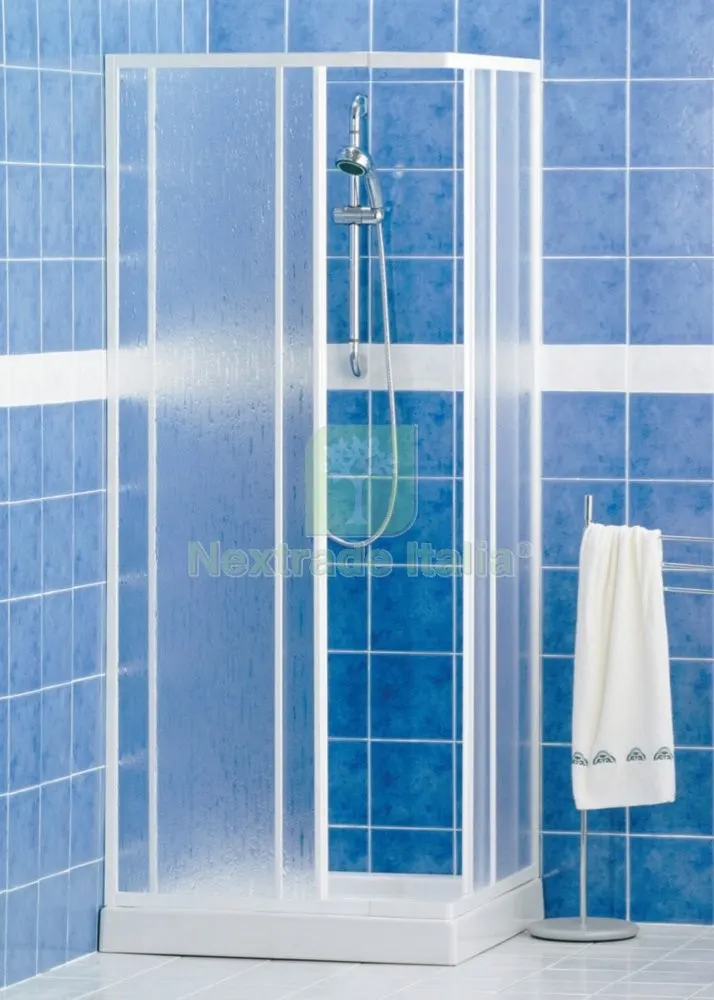 Cabina Doccia 68-78x68-78 H185 Bianca Standard E01 — Accessori bagno — rif. FERX.22028 Cabina Doccia 68-78x68-78 H185 Bianca Standard E01 — Accessori bagno — rif. FERX.22028