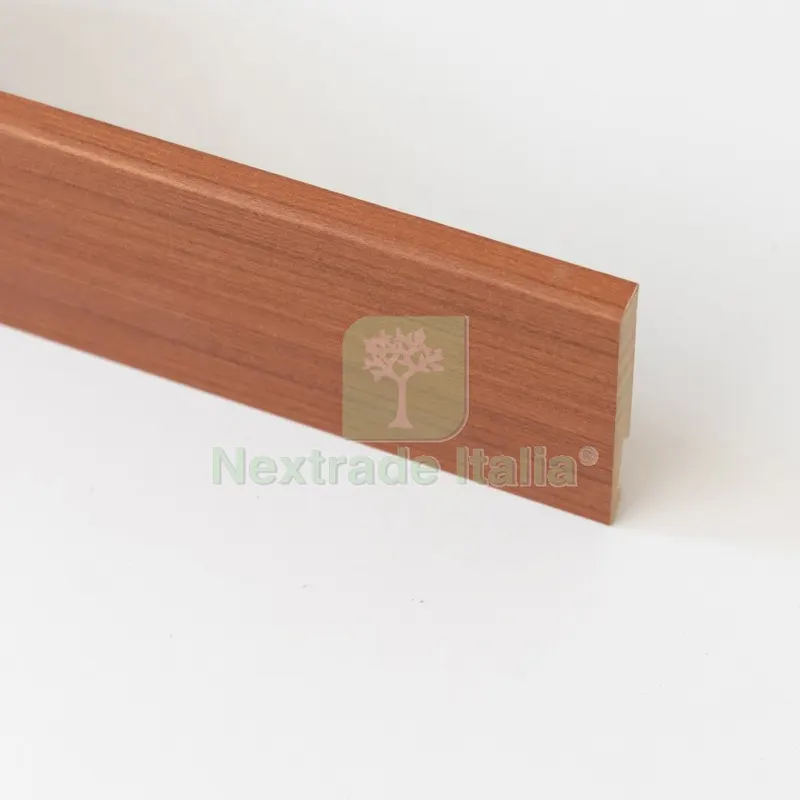5PZ BATTISCOPA 80X11 MM MDF 240 CM CILIEGIO — Profili e angolari decorativi — rif. FERX.2219 5PZ BATTISCOPA 80X11 MM MDF 240 CM CILIEGIO — Profili e angolari decorativi — rif. FERX.2219