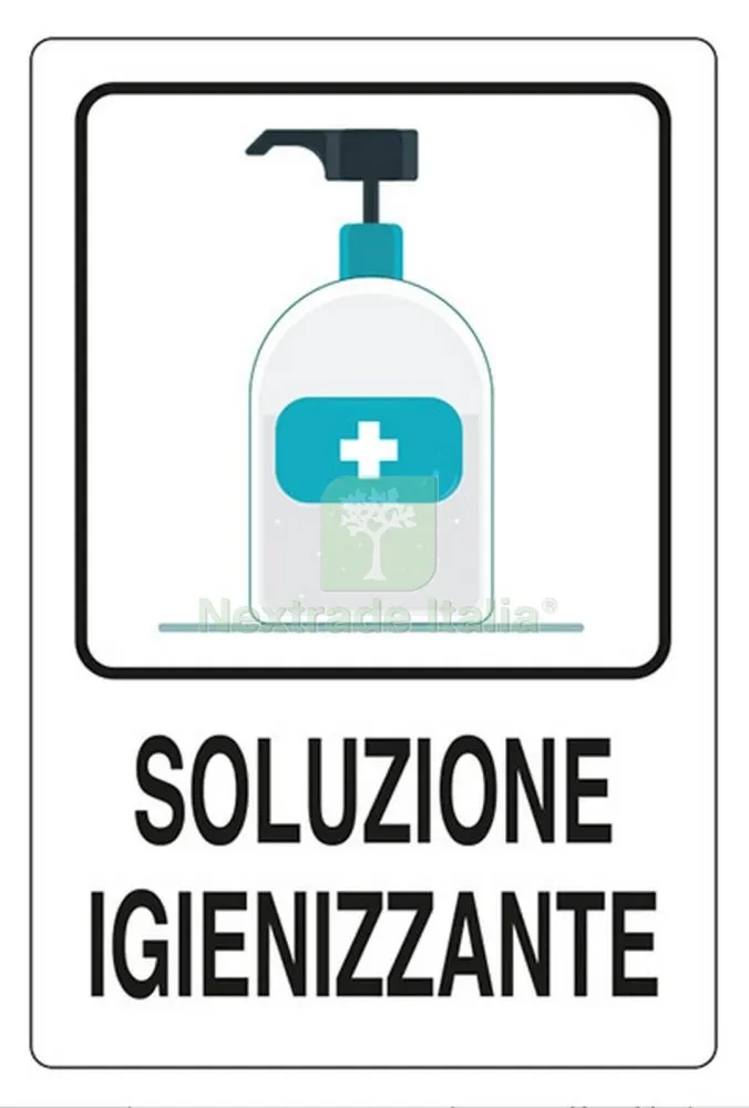 10PZ TARGA ADESIVA 20X30 SOLUZIONE IGIENIZZANTE — Accessori e ricambi utensili elettrici — rif. FERX.2230 10PZ TARGA ADESIVA 20X30 SOLUZIONE IGIENIZZANTE — Accessori e ricambi utensili elettrici — rif. FERX.2230