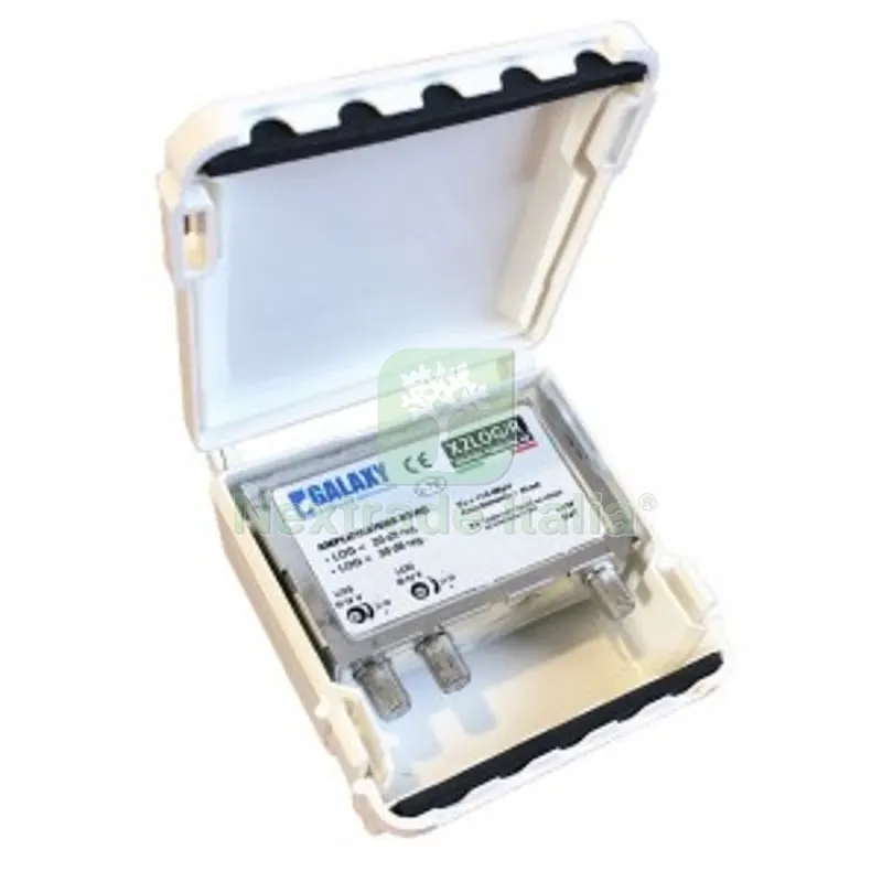 Galaxy Amplificatore MD-X2LOG.R 2 Ingressi + 1 Uscita +20DB Assorbimento 45MA — rif. FERX.22340_2.STOCK Galaxy Amplificatore MD-X2LOG.R 2 Ingressi + 1 Uscita +20DB Assorbimento 45MA — rif. FERX.22340_2.STOCK