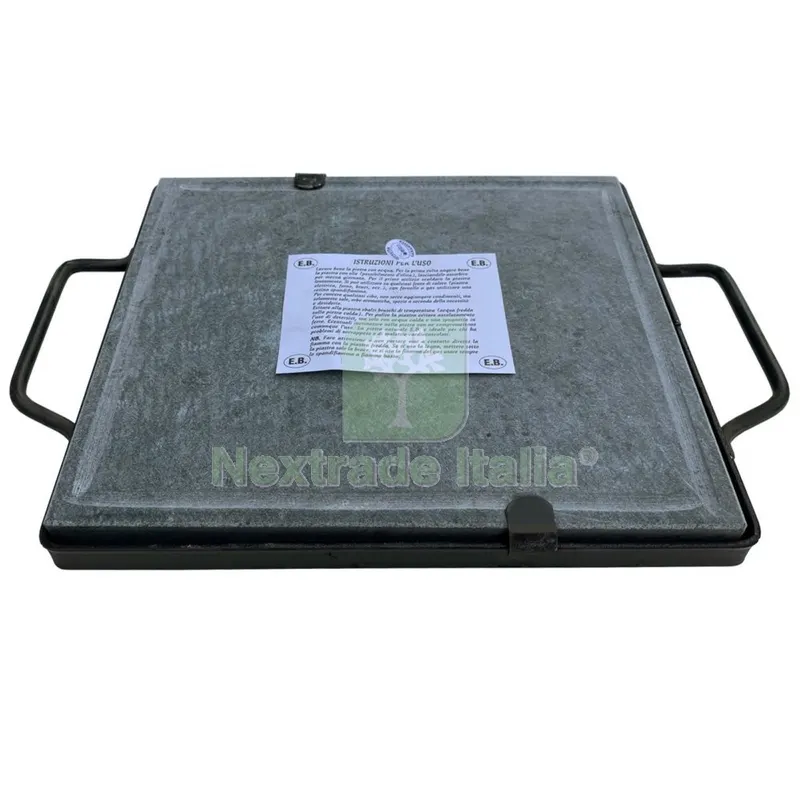 Pietra Ollare con Telaio Nero CM. 30X40 — Tempo libero outdoor — rif. FERX.22528 Pietra Ollare con Telaio Nero CM. 30X40 — Tempo libero outdoor — rif. FERX.22528