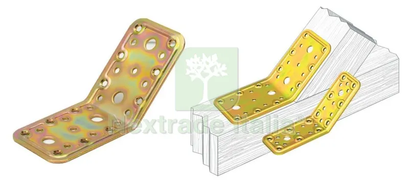 25PZ Piastra Angolare Acciaio Tropicalizzato MM 65X90X90 — Ferramenta per legno e mobili — rif. FERX.2263 25PZ Piastra Angolare Acciaio Tropicalizzato MM 65X90X90 — Ferramenta per legno e mobili — rif. FERX.2263