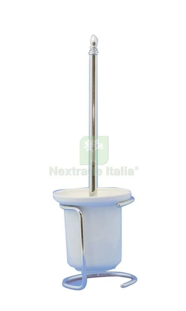 2PZ Portascopino Cromo "aurora" 8390 — Accessori bagno — rif. FERX.22640