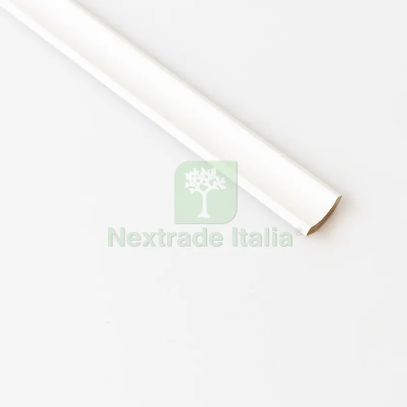 10PZ ANGOLARE MDF BIANCO LISCIO MM.22X22X2400 — Profili e angolari decorativi — rif. FERX.2267 10PZ ANGOLARE MDF BIANCO LISCIO MM.22X22X2400 — Profili e angolari decorativi — rif. FERX.2267