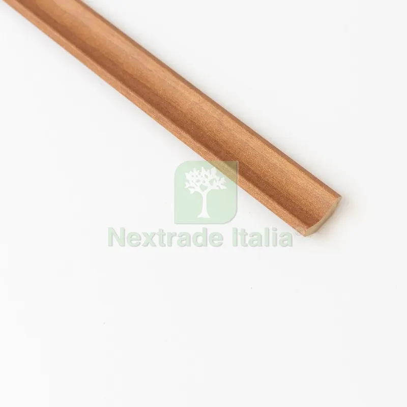 10PZ ANGOLARE 22X22 MM LISCIO MDF 240 CM NOCE TANGANICA — Isolanti e reti — rif. FERX.2273