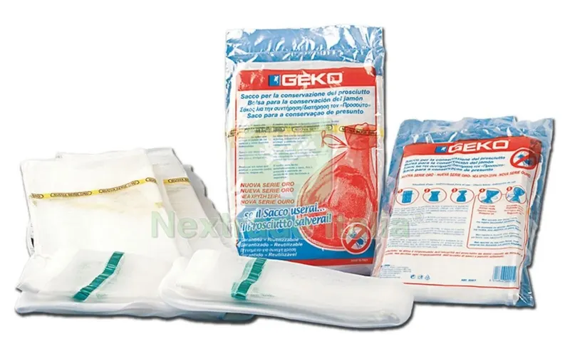 20PZ SACCO PER PROSCIUTTO "ORO" — Casalinghi e organizzazione — rif. FERX.22767 20PZ SACCO PER PROSCIUTTO "ORO" — Casalinghi e organizzazione — rif. FERX.22767