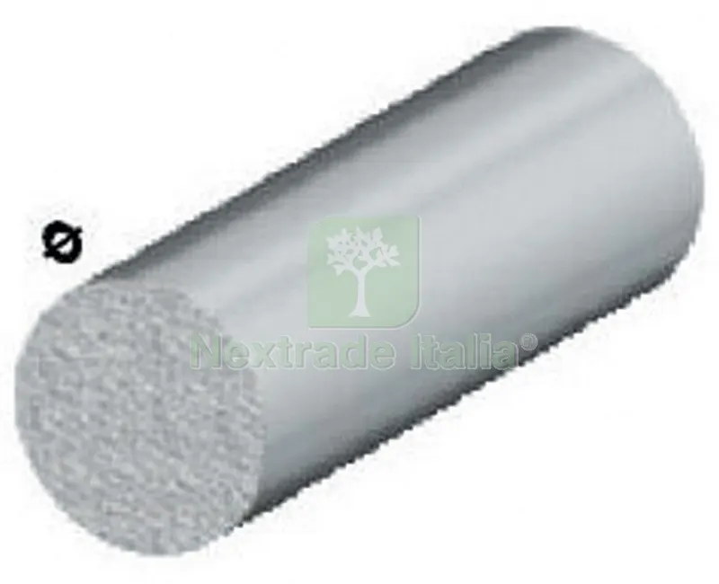 5PZ PROFILO ARGENTO H.100 cm TONDO PIENO DIAMETRO 8 mm — Profili e angolari decorativi — rif. FERX.22807 5PZ PROFILO ARGENTO H.100 cm TONDO PIENO DIAMETRO 8 mm — Profili e angolari decorativi — rif. FERX.22807